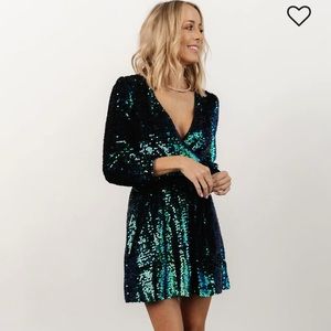 Baltic Born Xander Sequin Mini Dress NWT